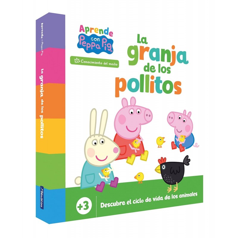 PEPPA PIG LIBRO DE CARTÓN, LA GRANJA DE LOS POLLITOS