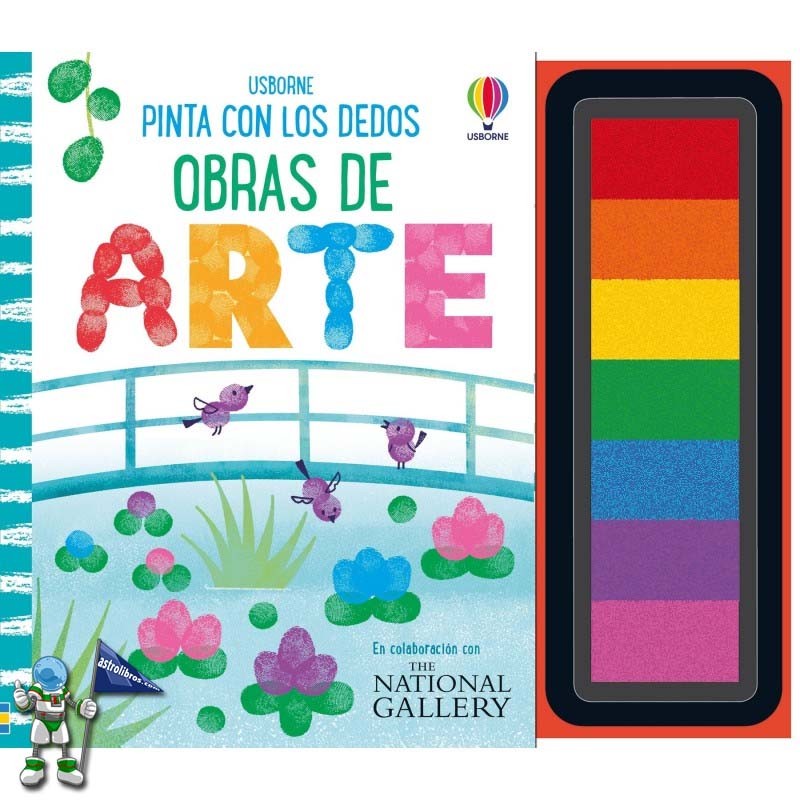 OBRAS DE ARTE, PINTA CON LOS DEDOS USBORNE