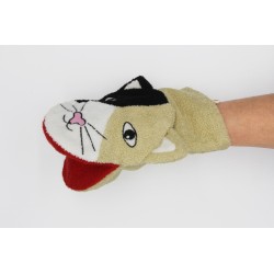 MANOPLA DE BAÑO GRANDE GATA CAROLINE