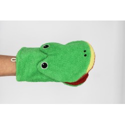 MANOPLA DE BAÑO GRANDE RANA FRED