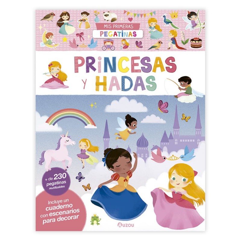 MI PRIMER LIBRO DE PEGATINAS, PRINCESAS Y HADAS