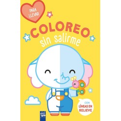 COLOREO SIN SALIRME, PARA LLEVAR, ELEFANTE