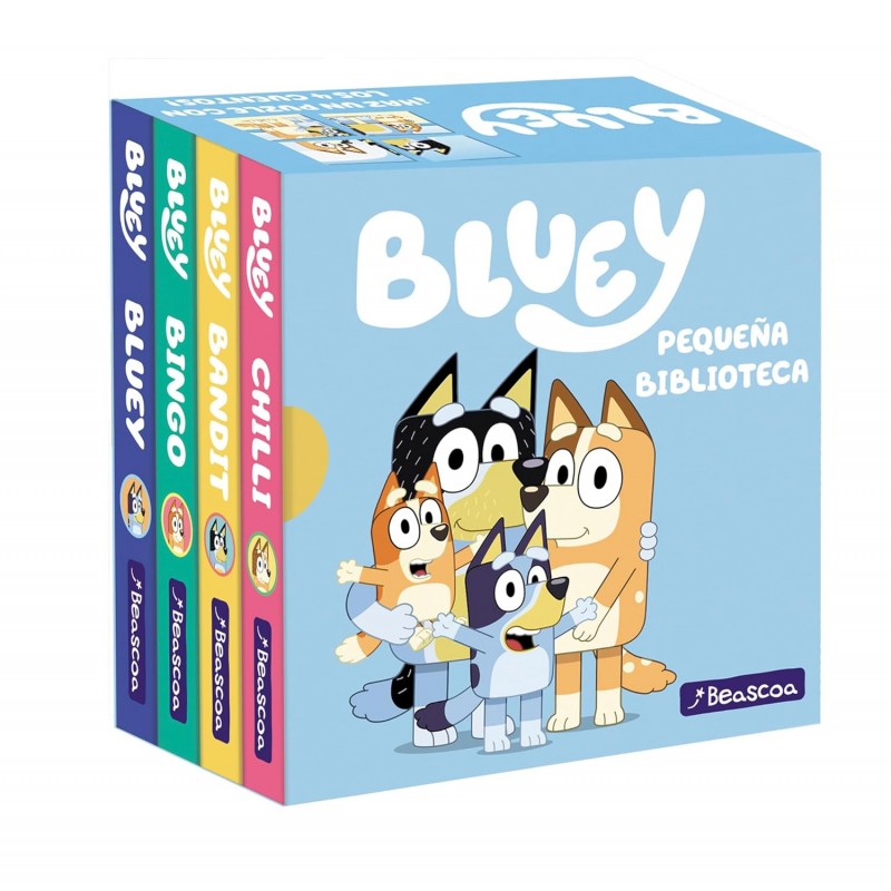 BLUEY LIBRO JUGUETE, PEQUEÑA BIBLIOTECA