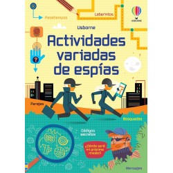 ACTIVIDADES VARIADAS DE ESPIAS, PASATIEMPOS USBORNE