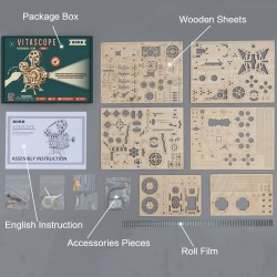 VITASCOPE CINEMATÓGRAFO, PUZZLE 3D ROBOTIME ROKR
