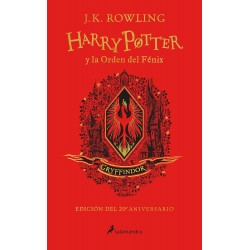 HARRY POTTER Y LA ORDEN DEL FÉNIX, EDICIÓN GRYFFINDOR DEL 20º ANIVERSARIO