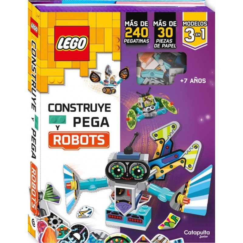 LEGO, CONSTRUYE Y PEGA ROBOTS