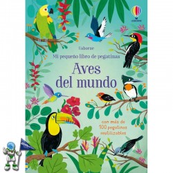 AVES DEL MUNDO, MI PEQUEÑO LIBRO DE PEGATINAS USBORNE