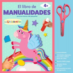 EL LIBRO DE MANUALIDADES PARA LOS MÁS PEQUEÑOS, LOS UNICORNIOS, LOS ANIMALES, MANUALIDADES CON TIJERAS