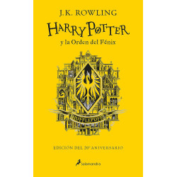 HARRY POTTER Y LA ORDEN DEL FÉNIX, EDICIÓN HUFFLEPUFF DEL 20º ANIVERSARIO