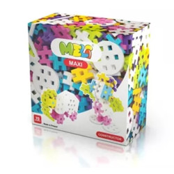 PIEZAS ENCAJABLES MELI MAXI CONSTRUCTOR PASTEL, 70 PIEZAS