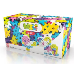 PIEZAS ENCAJABLES MELI MAXI PASTEL 200 PIEZAS