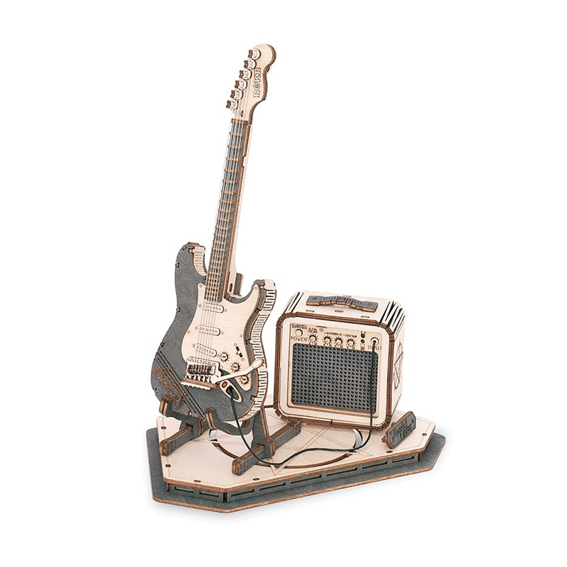 GUITARRA ELÉCTRICA, PUZLE 3D ROBOTIME ROKR