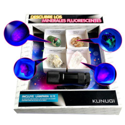 CAJA MINERALES FLUORESCENTES