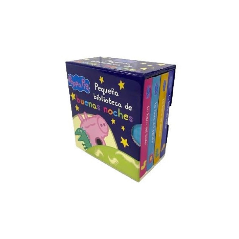 PEPPA PIG, PEQUEÑA BIBLIOTECA DE BUENAS NOCHES PEPPA PIG, PEQUEÑA BIBLIOTECA DE BUENAS NOCHES