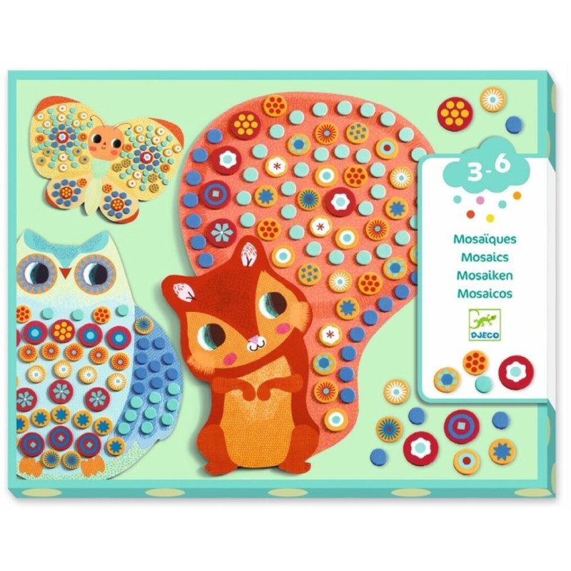 MOSAICOS ANIMALES MILFIORI, MANUALIDADES DJECO MOSAICOS ANIMALES MILFIORI, MANUALIDADES DJECO