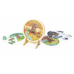 PUZZLE CIRCULAR 4 ESTACIONES 60 PIEZAS HAPE