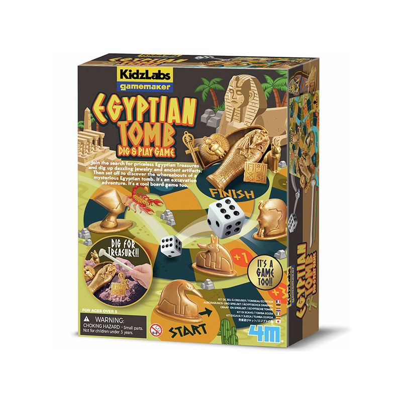JUEGO DE TUMBA EGIPCIA KIDZ LABS, MANUALIDADES 4M JUEGO DE TUMBA EGIPCIA KIDZ LABS, MANUALIDADES 4M