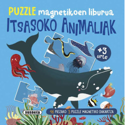 ITSASOKO ANIMALIAK, PUZZLE MAGNETICKOEN LIBURUA ITSASOKO ANIMALIAK, PUZZLE MAGNETICKOEN LIBURUA