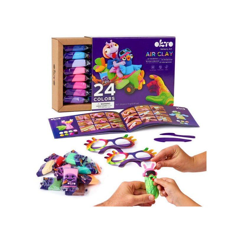 AIR CLAY 24 COLORES, SET PARA CREATIVIDAD OKTO AIR CLAY 24 COLORES, SET PARA CREATIVIDAD OKTO