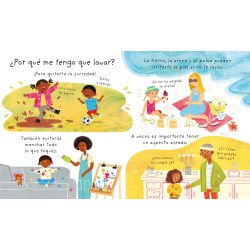 ¿POR QUÉ ME TENGO QUE LAVAR? PEQUEÑAS GRANDES PREGUNTAS USBORNE