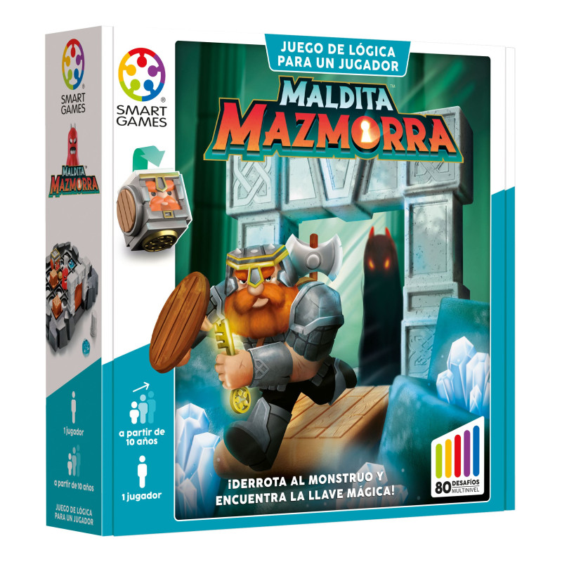 MALDITA MAZMORRA, JUEGO DE LÓGICA 1 JUGADOR SMART GAMES