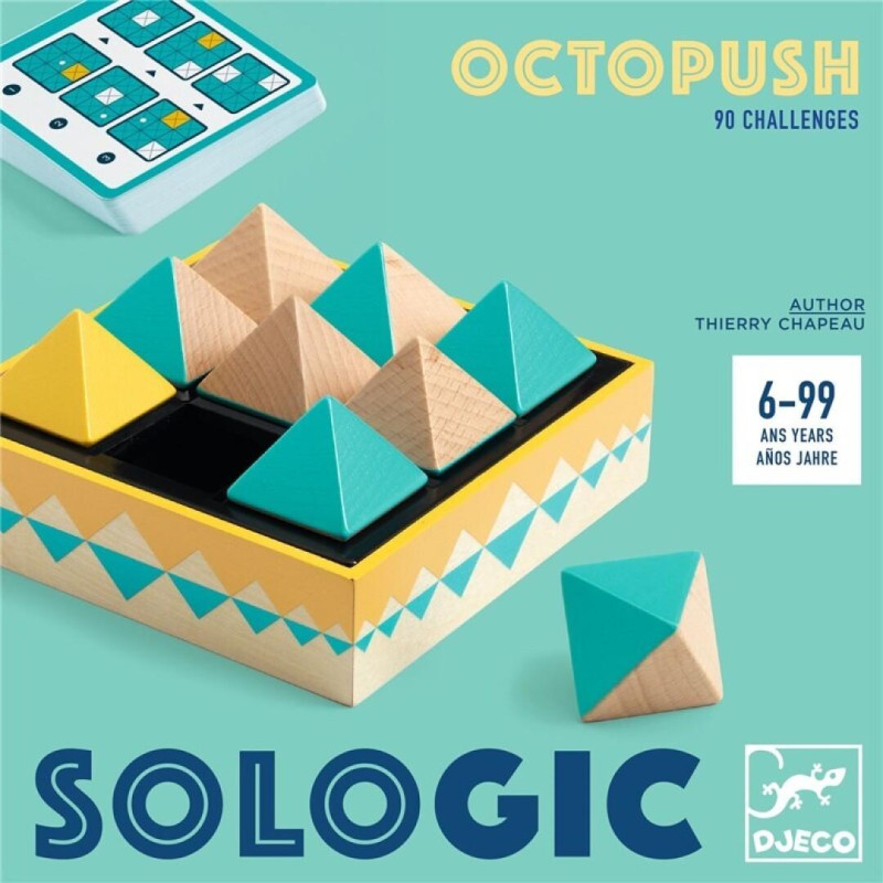 OCTOPUSH, JUEGO DE LÓGICA SOLOGIC DJECO