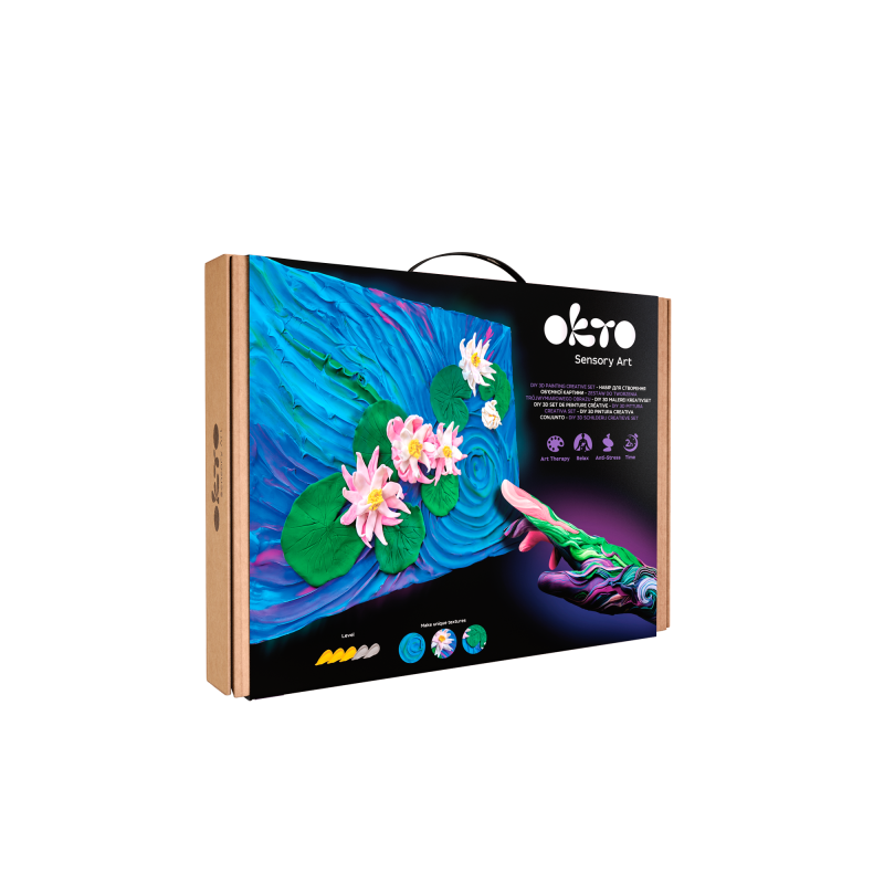 NENÚFARES, SET DE PINTURA CREATIVA 3D OKTO
