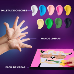 LLAMA CREAR POR NÚMEROS, SET DE PINTURA CREATIVA 3D OKTO