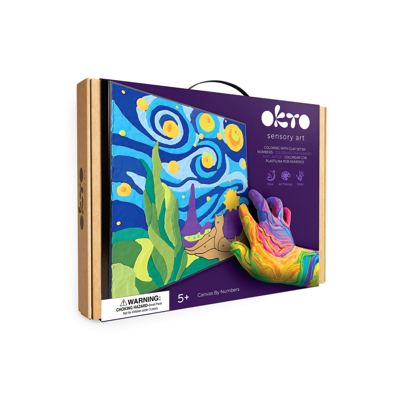 PRINCIPITO CREAR POR NÚMEROS, SET DE PINTURA CREATIVA 3D OKTO