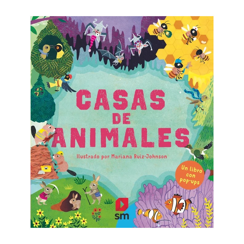 CASAS DE ANIMALES, UN RUIDOSO LIBRO CON POP-UPS