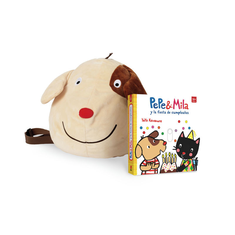 PACK MOCHILA PEPE Y MILA, LA FIESTA DE CUMPLEAÑOS