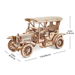 COCHE VINTAGE, PUZZLE 3D ROBOTIME ROKR