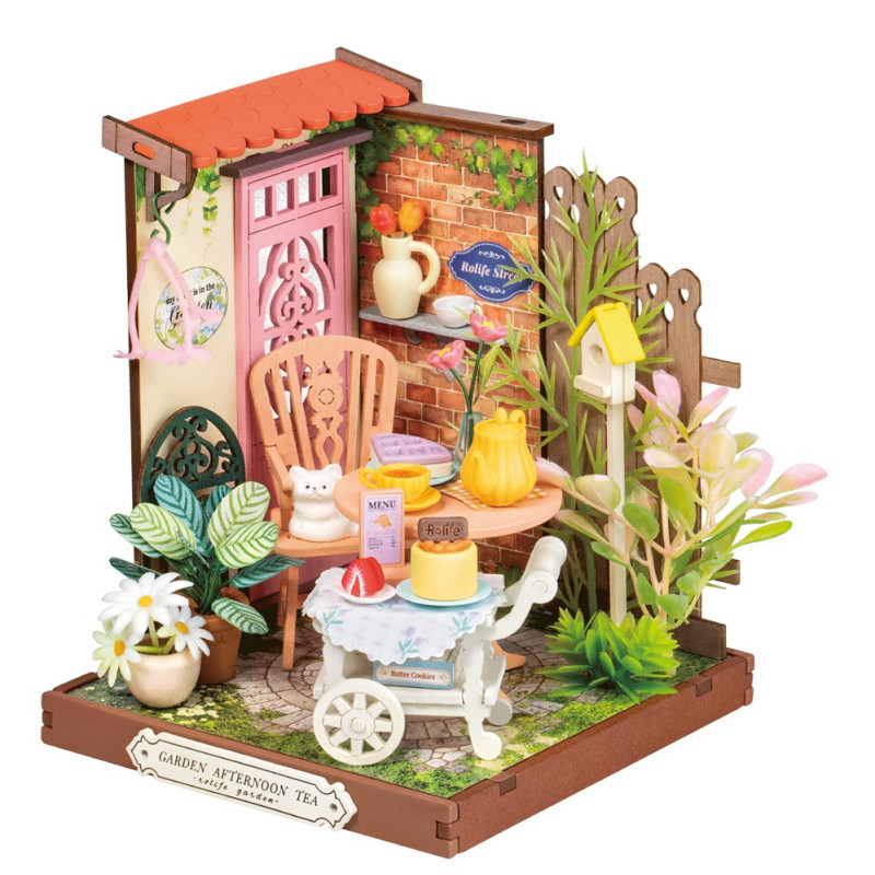 FANCY TEA YARD, PUZZLE 3D MINIATURE HOUSE ROLIFE
