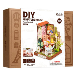 FANCY TEA YARD, PUZZLE 3D MINIATURE HOUSE ROLIFE