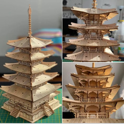 PAGODA FIVE-STORIED, PUZZLE 3D ROLIFE