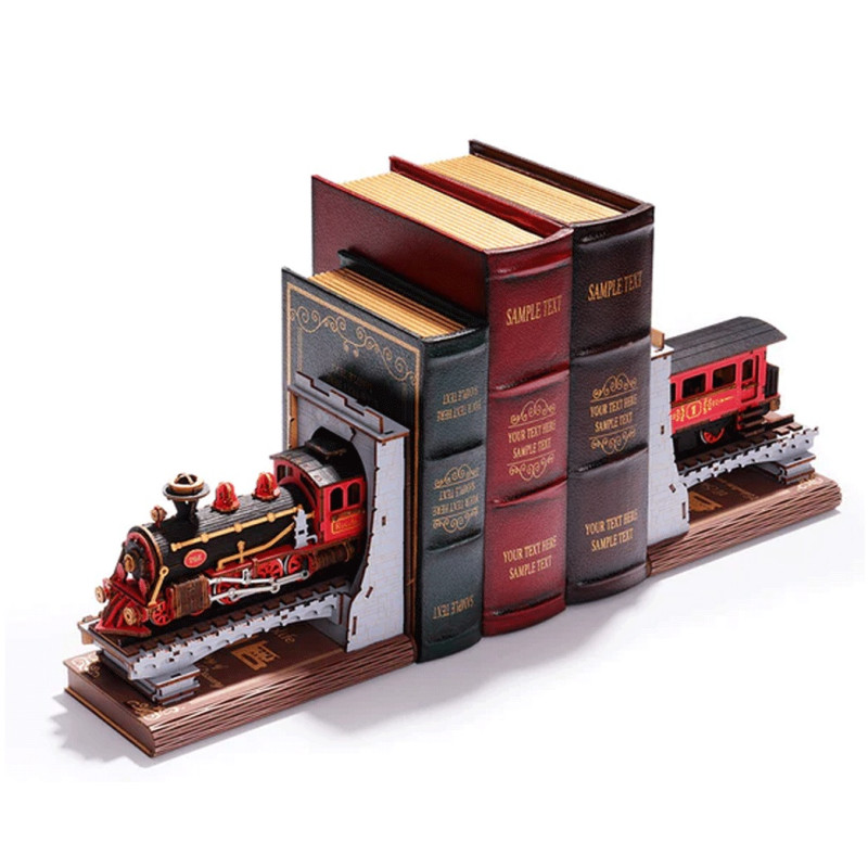 SUJETALIBROS BOOK NOOK & WONDERLAND CENTURY TRAIN, PUZZLE 3D ROLIFE