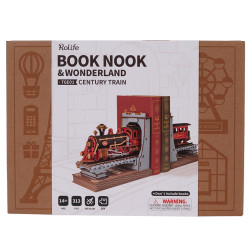 SUJETALIBROS BOOK NOOK & WONDERLAND CENTURY TRAIN, PUZZLE 3D ROLIFE