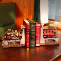 SUJETALIBROS BOOK NOOK & WONDERLAND CENTURY TRAIN, PUZZLE 3D ROLIFE