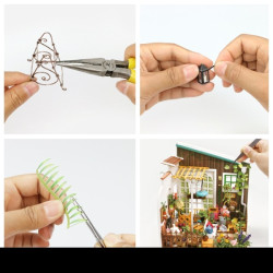 MILLER´S FLOWER HOUSE, PUZZLE 3D ROLIFE