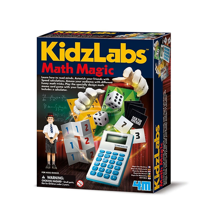 MAGIA MATEMÁTICA, MANUALIDADES KIDZLABS 4M