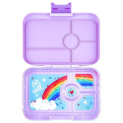 FIAMBRERA YUMBOX BENTO 4 COMPARTIMENTOS SEVILLE PURPLE RAINBOW