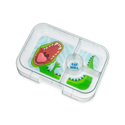 FIAMBRERA YUMBOX BENTO 4 COMPARTIMENTOS SURF BLUE DINOS