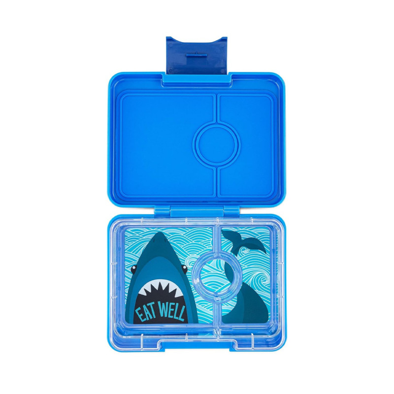 FIAMBRERA YUMBOX BENTO 3 COMPARTIMENTOS SURF BLUE SHARK