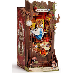 BOOK NOOK ROLIFE, PUZZLE 3D SUJETA LIBROS ALICE ADVENTURE