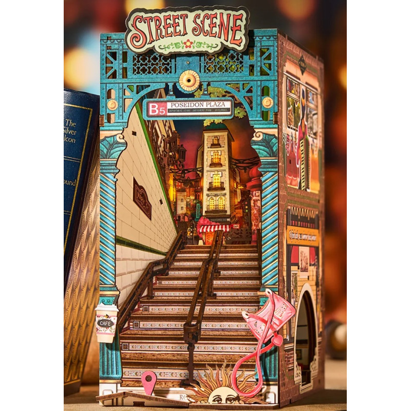 STREET SCENE, BOOK NOOK PUZZLE 3D ROLIFE