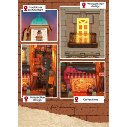 STREET SCENE, BOOK NOOK PUZZLE 3D ROLIFE