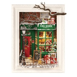 SANTA'S TOY SHOP, MINIATURE HOUSE PUZZLE 3D ROLIFE