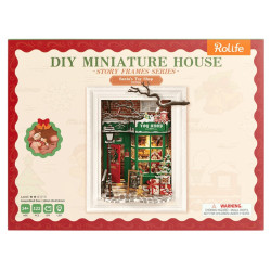 SANTA'S TOY SHOP, MINIATURE HOUSE PUZZLE 3D ROLIFE