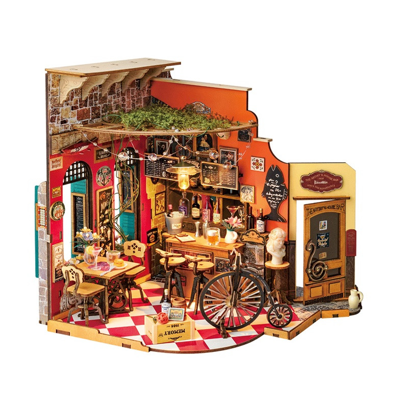 CHEERS BAR & DINING, MINIATURE HOUSE PUZZLE 3D ROLIFE
